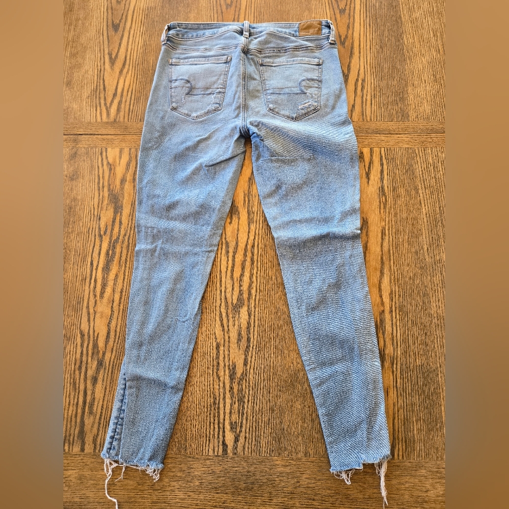 American Eagle Women's Skinny Blue Jeans Size 8